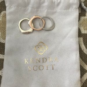 NEW KENDRA SCOTT STACKABLE RINGS